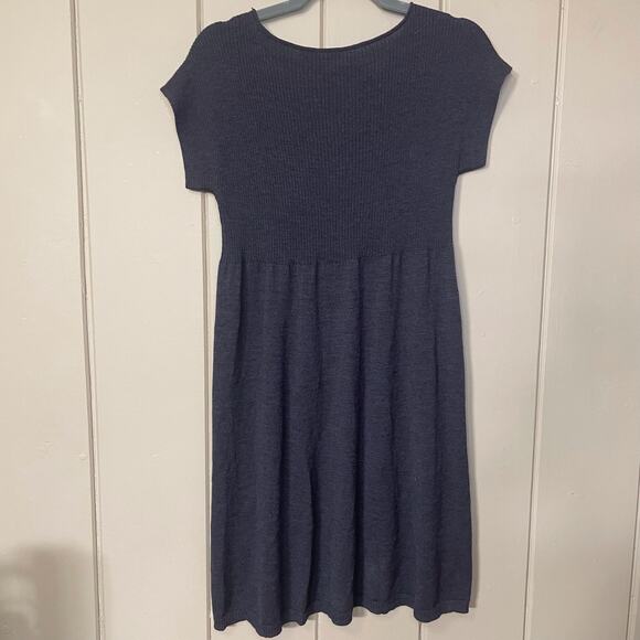 Eileen Fisher Grey wool dress. Size medium